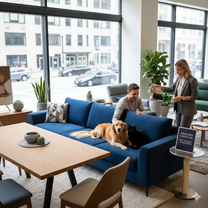 Your Dream Sofa vs. Your Best Friend? At Our Showroom, You Don’t Have to Choose.