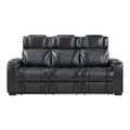 Apex Power Double Reclining Sofa With Center Drop-Down Cup Holders