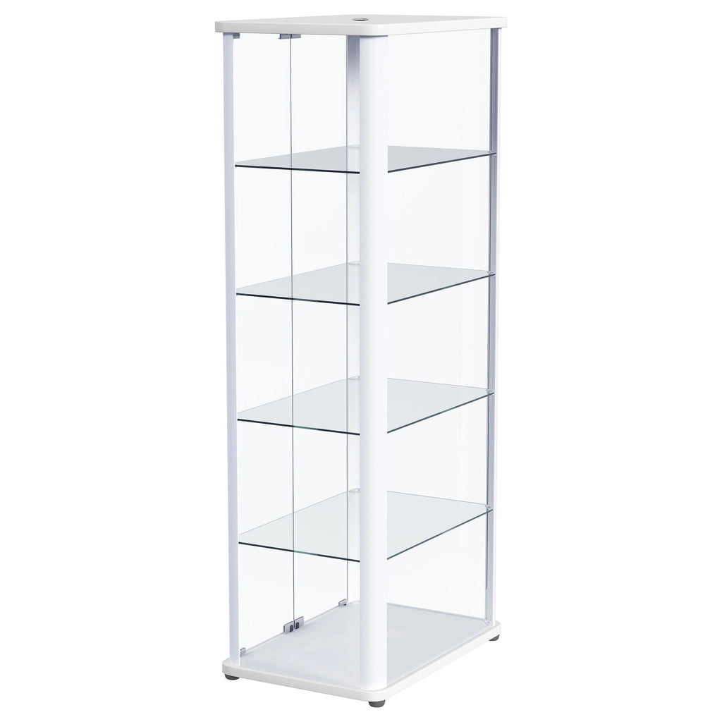 Aero Curio Cabinet with LED Lighting