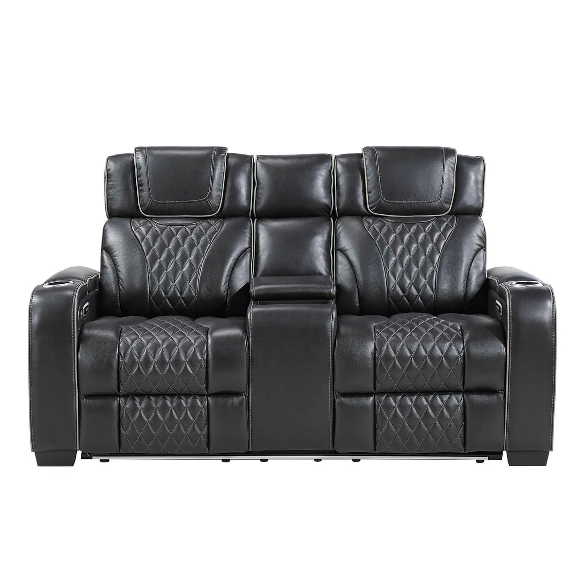 Apex Power Double Reclining Love Seat With Center Console