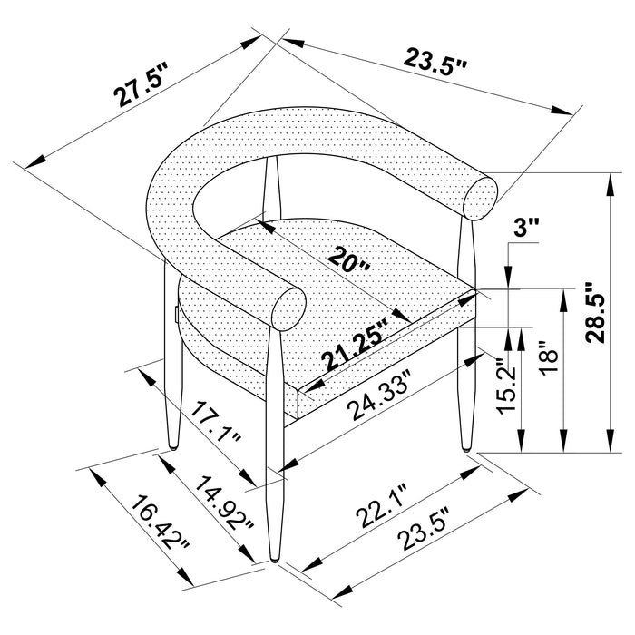 Camden 5 Pc Dining Set - VIP FURNITURE (NJ)