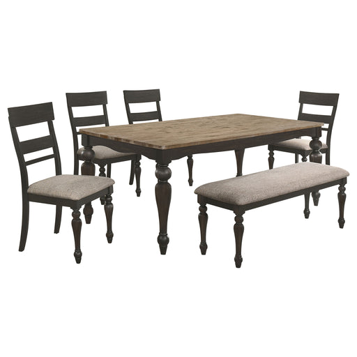 Bridget 6 Pc Dining Set - VIP FURNITURE (NJ)