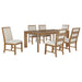 Bruner 7 Pc Dining Set - VIP FURNITURE (NJ)
