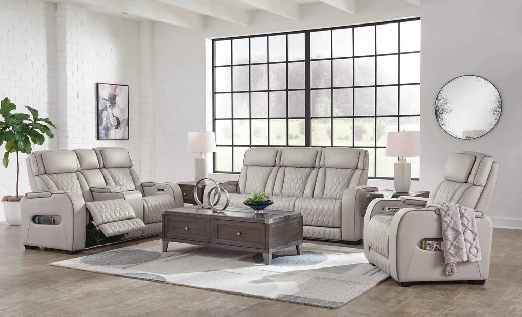 Boyington Power Reclining Sofa, Loveseat and Recliner