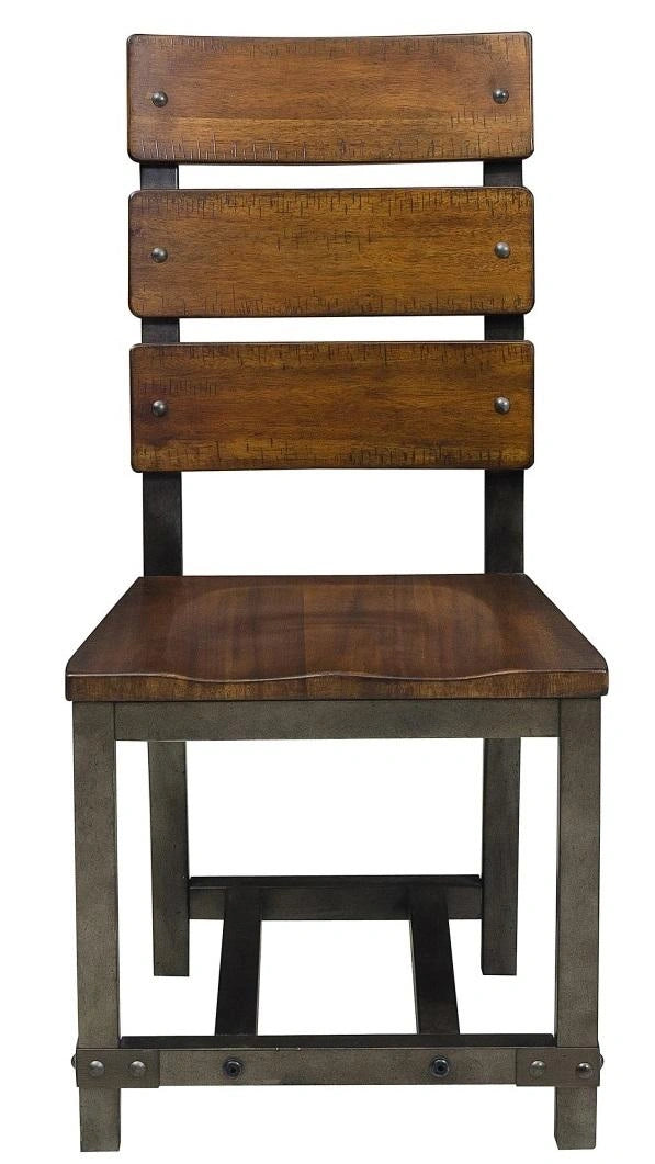 Holverson Side Chair in Rustic Brown (Set of 2)