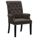 Alana Upholstered Tufted Arm Chair with Nailhead Trim - VIP FURNITURE (NJ)