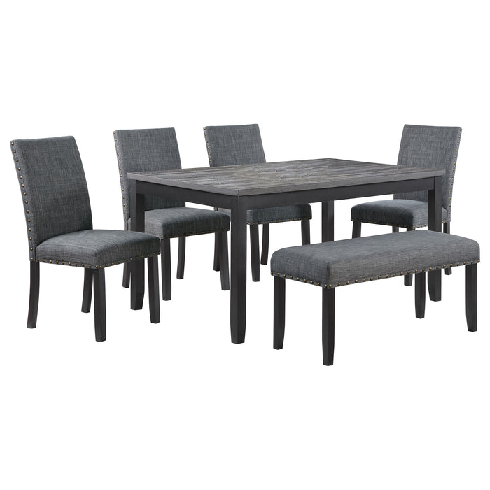 Barlow 6 Pc Dining Set - VIP FURNITURE (NJ)