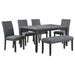Barlow 6 Pc Dining Set - VIP FURNITURE (NJ)