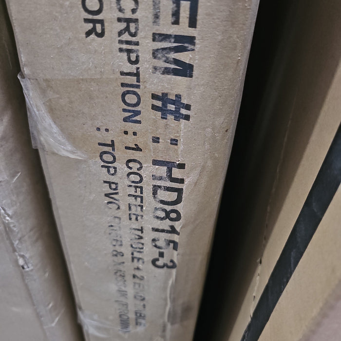 COFFEE TABLE & 2 END TABLE BROWN VIP GOLDEN