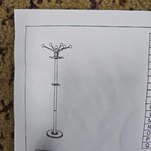 COAT RACK VIP GOLDEN