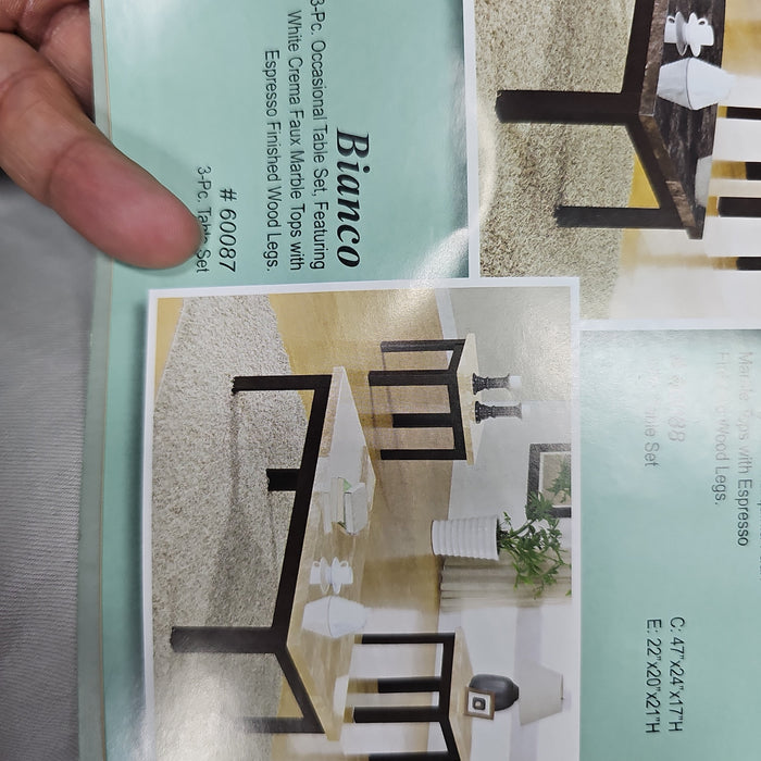 COFFEE TABLE SET OF 3 VIP MAINLINE