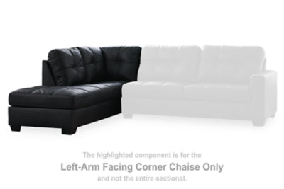 RAF  SOFA (SECTIONAL ) (BLACK)
