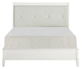 Cotterill King Upholstered Sleigh Bed in Antique White 1730KWW-1EK*