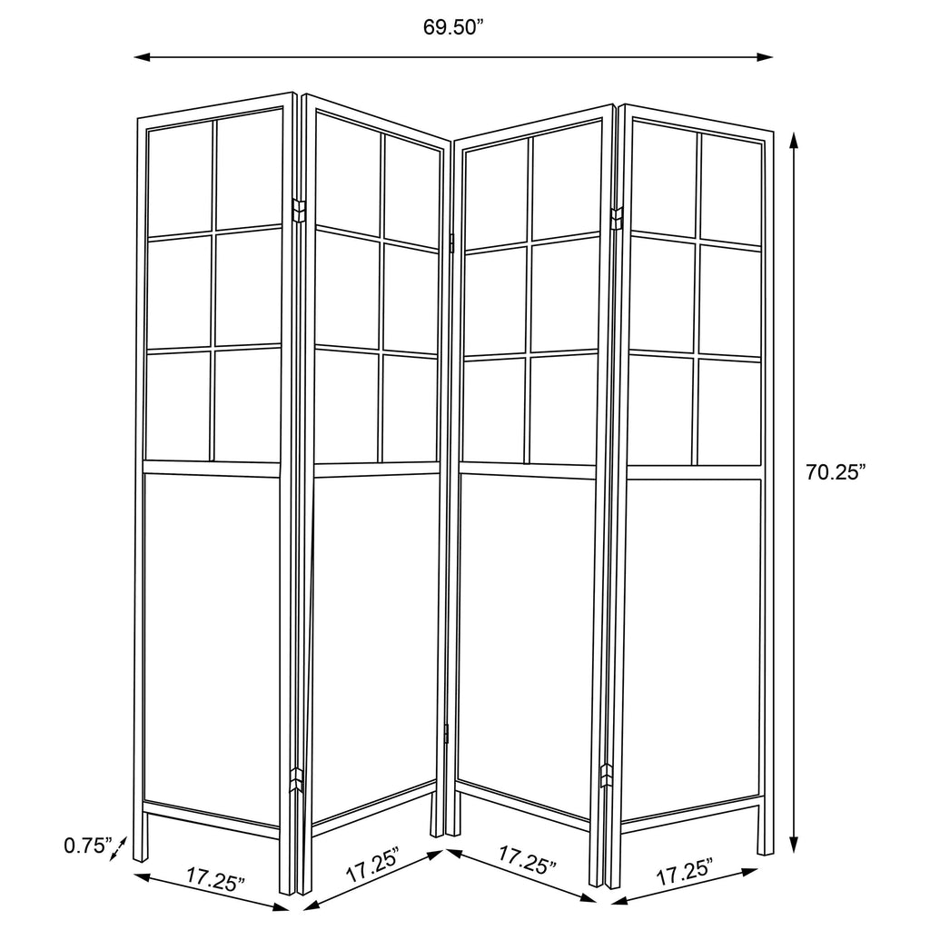 Edwards Four-Panel Room Divider