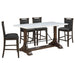 Aldrich 5 Pc Counter Height Dining Set - VIP FURNITURE (NJ)