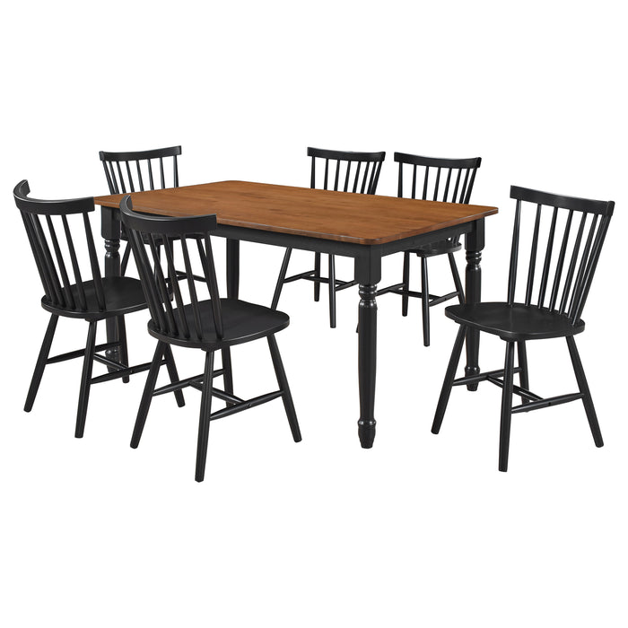 Hollyoak 7 Pc Dining Set - VIP FURNITURE (NJ)