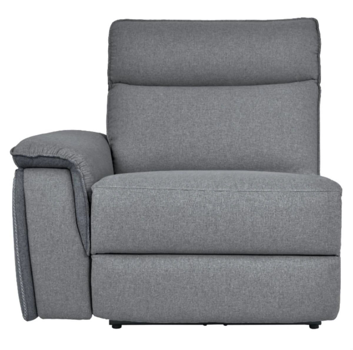 Maroni Power LSF Reclining Chair with Power Headrest and USB Port in Dark Gray/Light Gray 8259-LRPWH