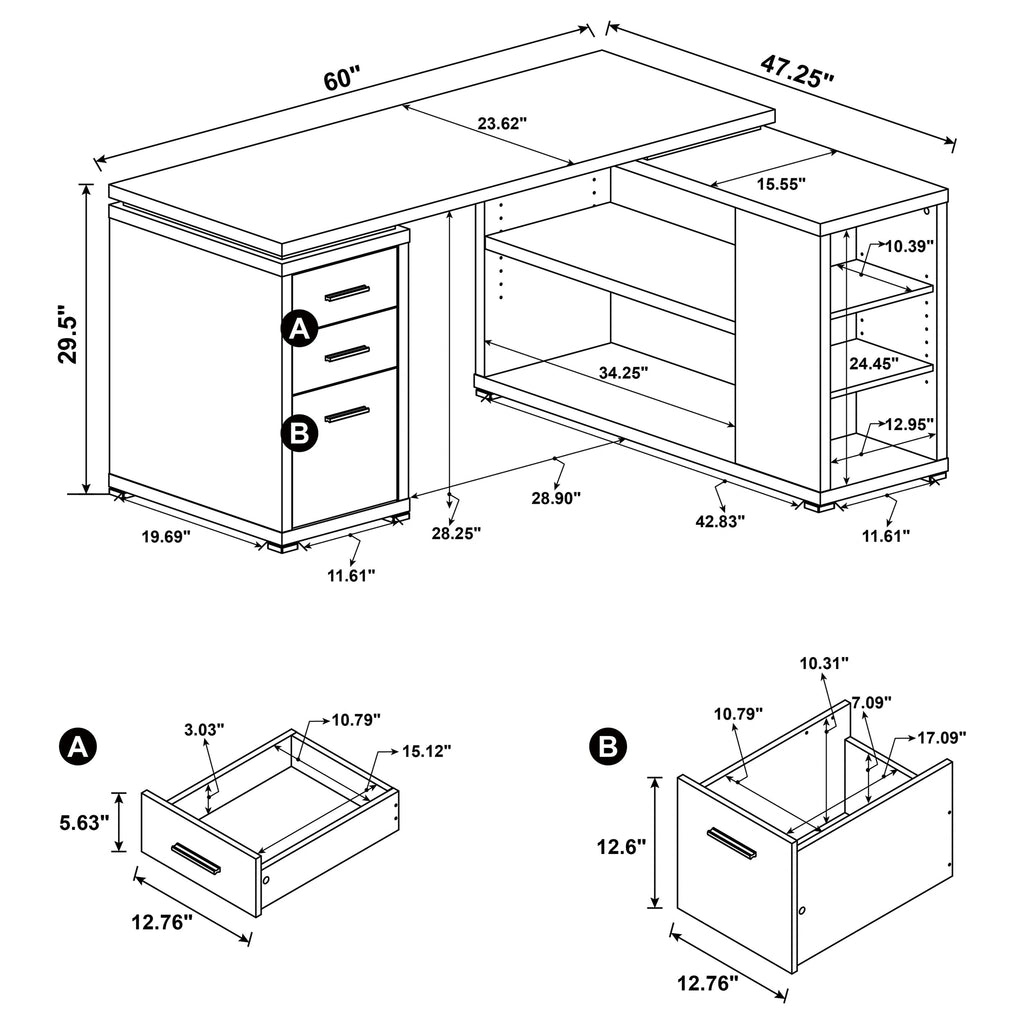 Yvette Computer Desk
