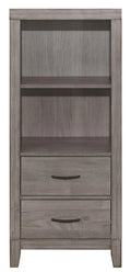Woodrow Pier/Tower Nightstand in Gray 2042NB-10