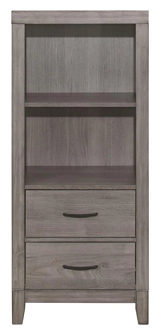 Woodrow Pier/Tower Nightstand in Gray 2042NB-10