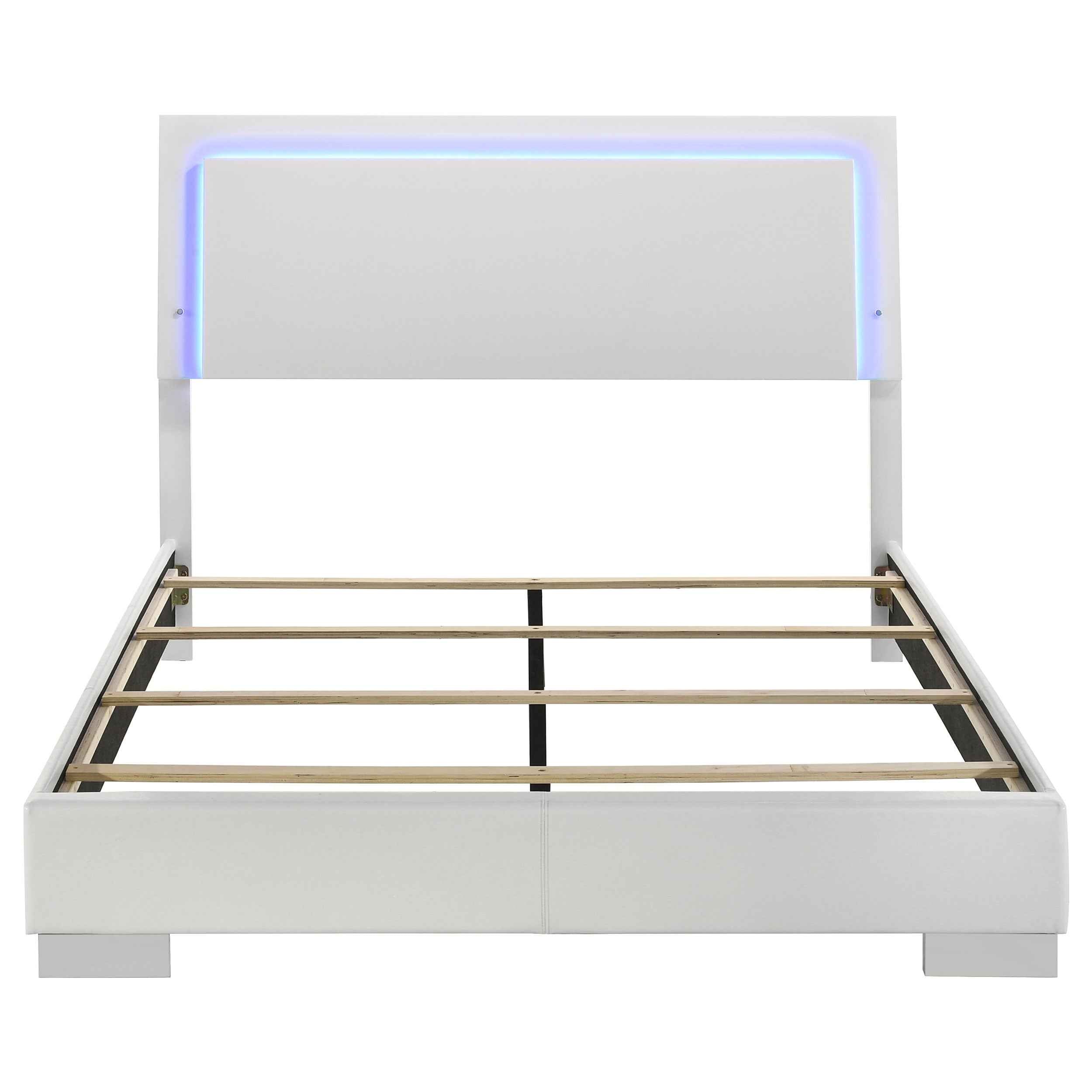 Felicity Panel Bed with LED Lighting