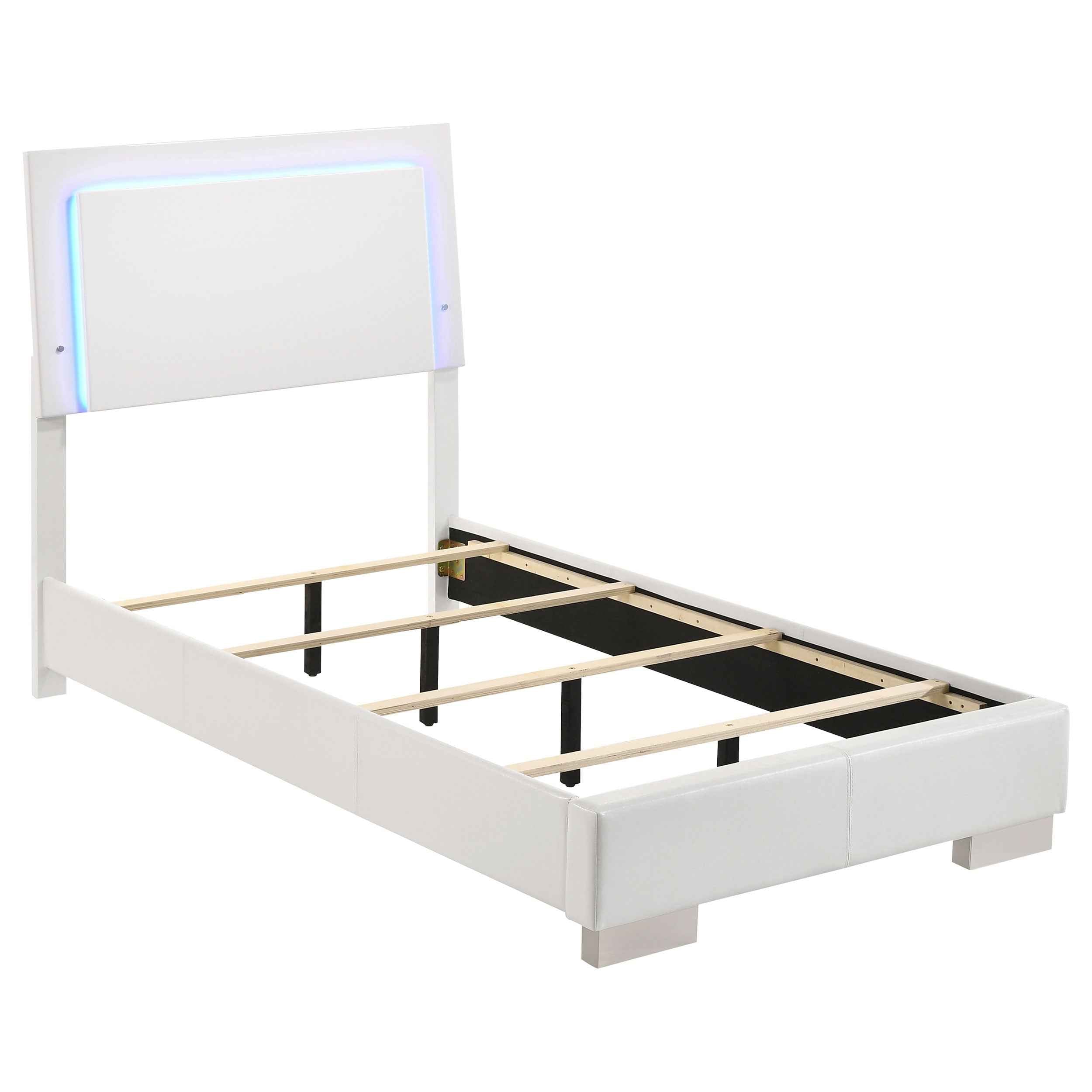 Felicity Panel Bed with LED Lighting