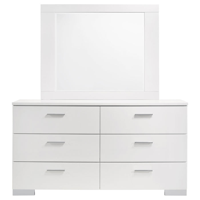 Felicity Dresser With Mirror - VIP FURNITURE (NJ)