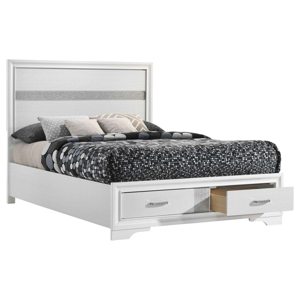 Miranda Panel Platform Storage Bed