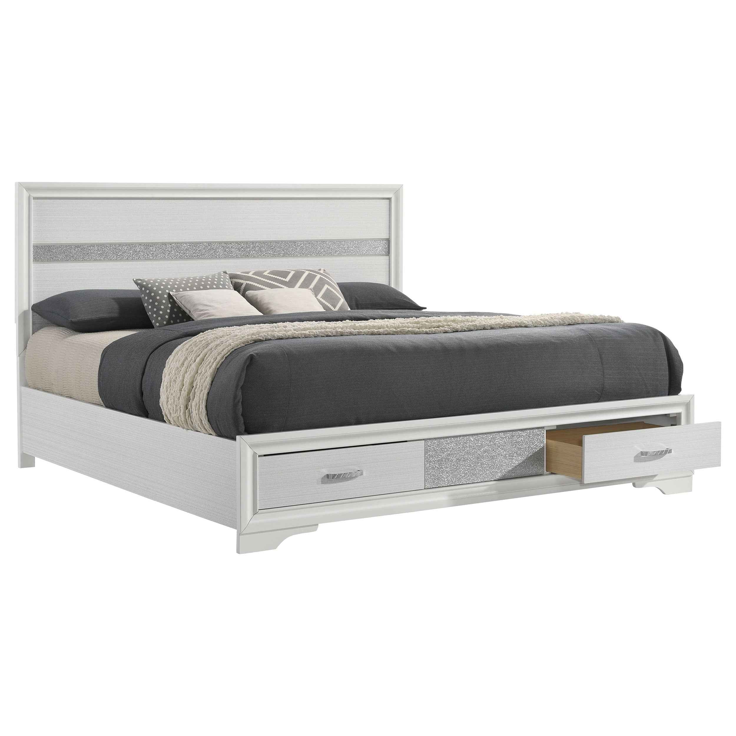 Miranda Panel Platform Storage Bed