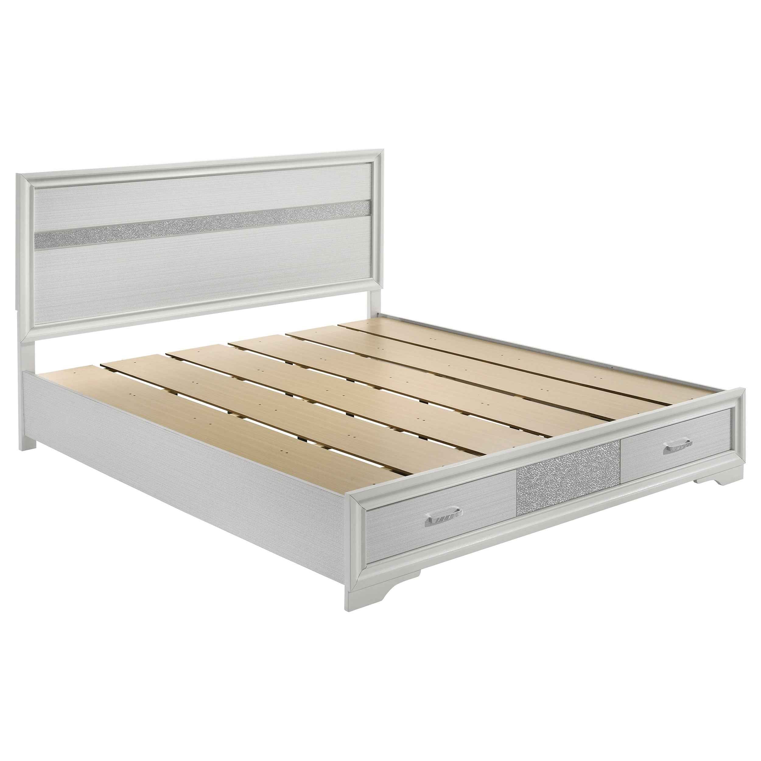 Miranda Panel Platform Storage Bed
