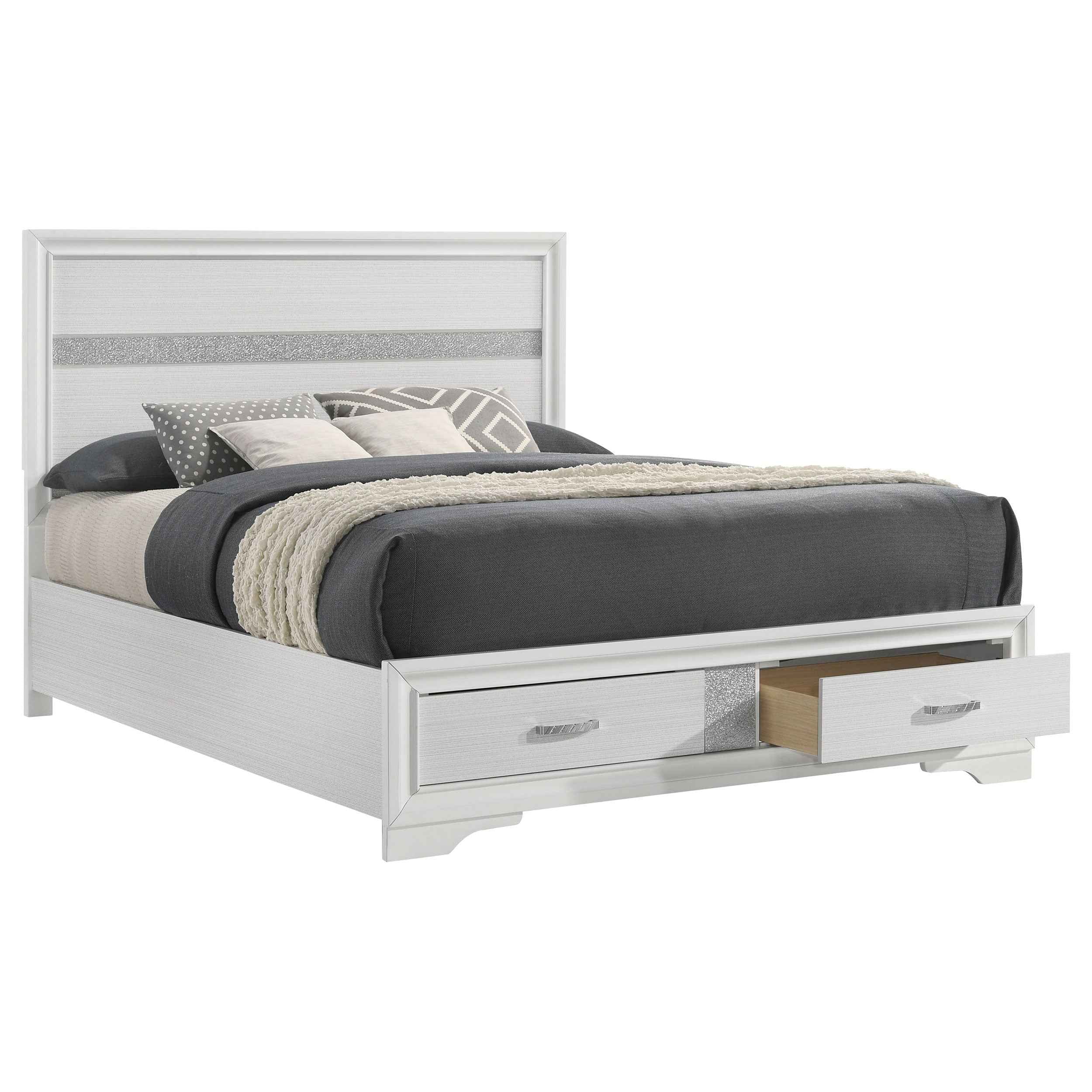 Miranda Panel Platform Storage Bed