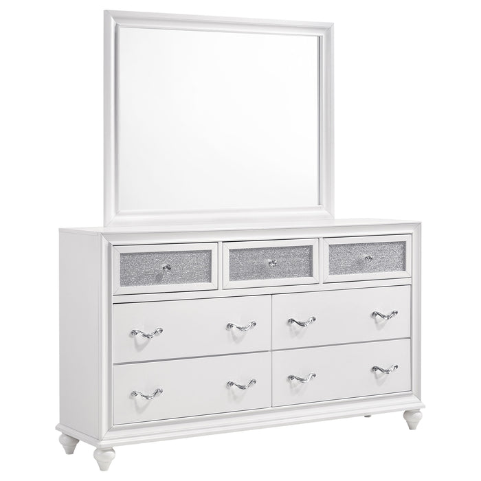 Barzini Dresser With Mirror - VIP FURNITURE (NJ)