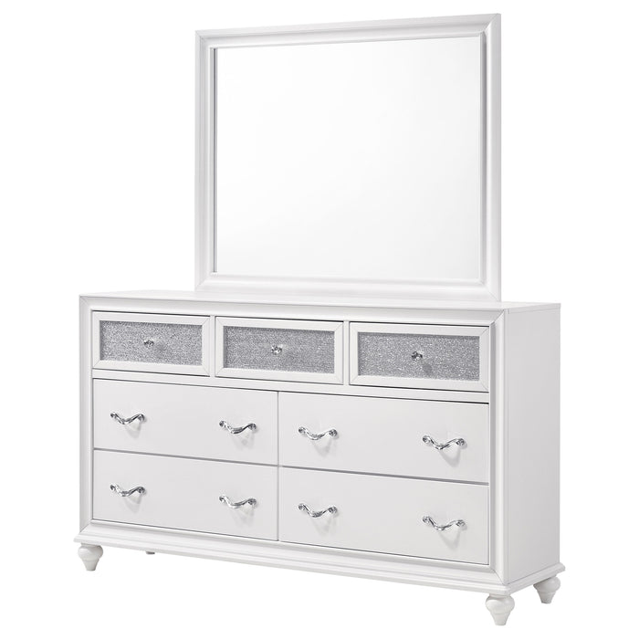 Barzini Dresser With Mirror - VIP FURNITURE (NJ)
