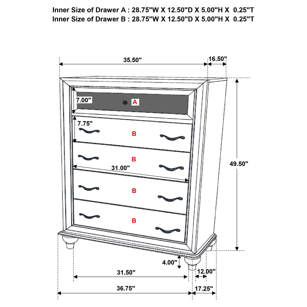 Barzini Chest of Drawers