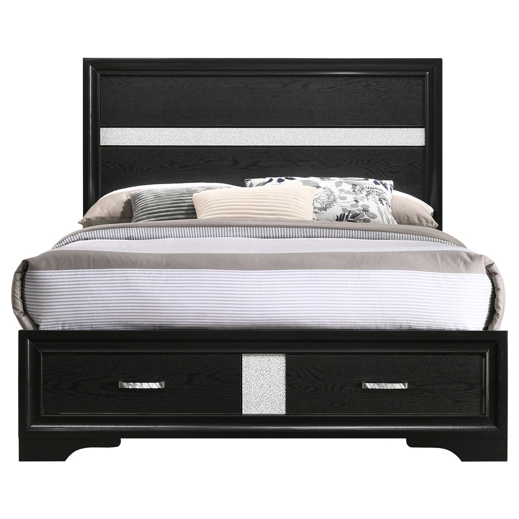 Miranda Panel Platform Storage Bed
