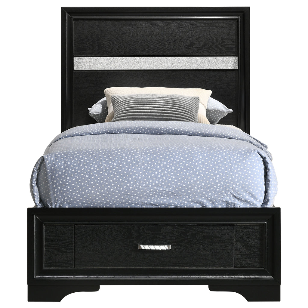 Miranda Panel Platform Storage Bed