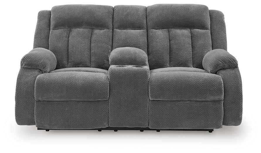 Observation Power Reclining Loveseat with Console