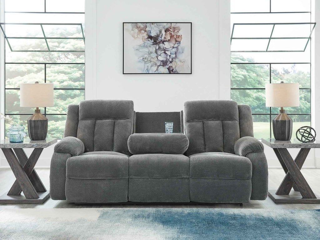 Observation Power Reclining Sofa with Drop Down Table