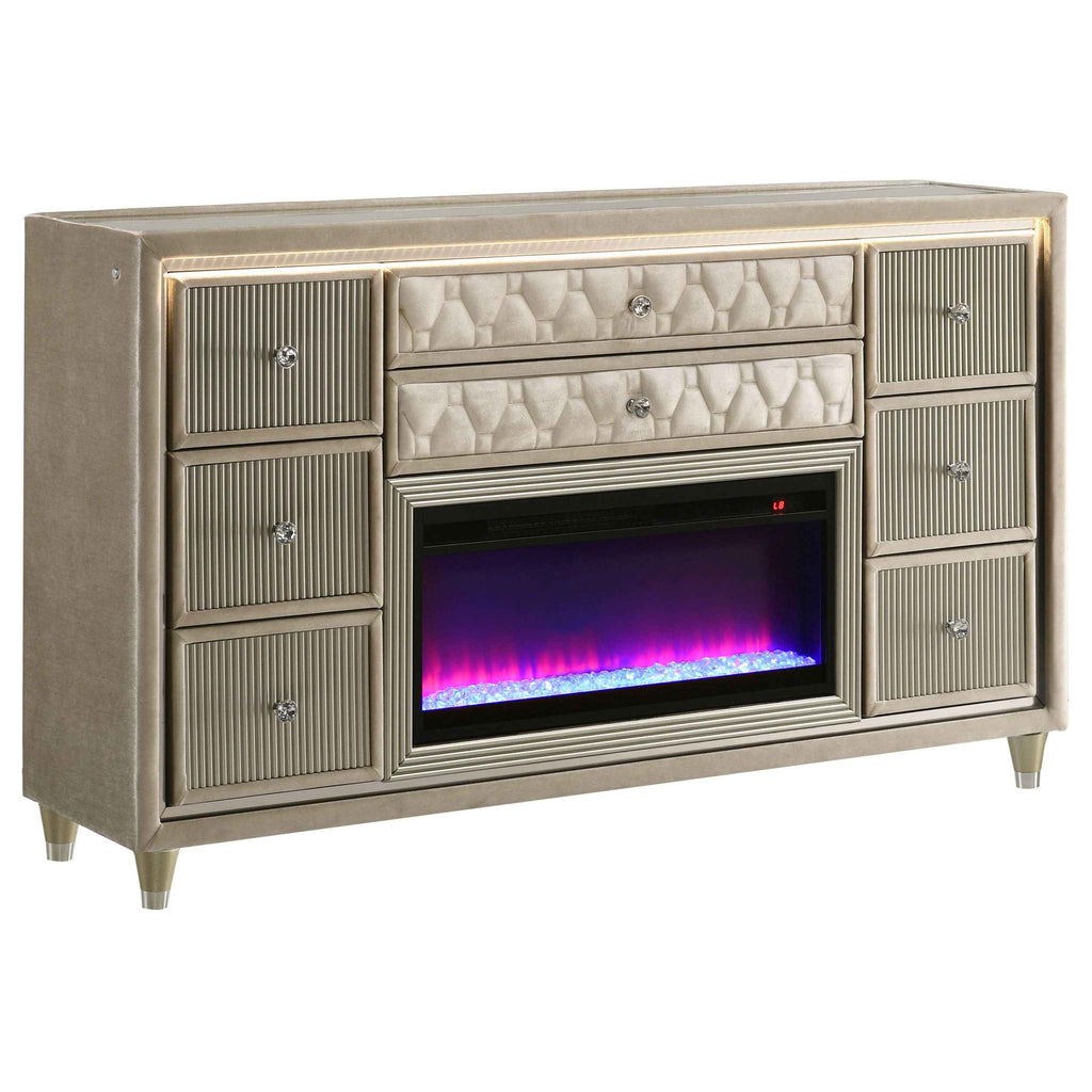 Lorient LED Dresser with Flame Visualizer