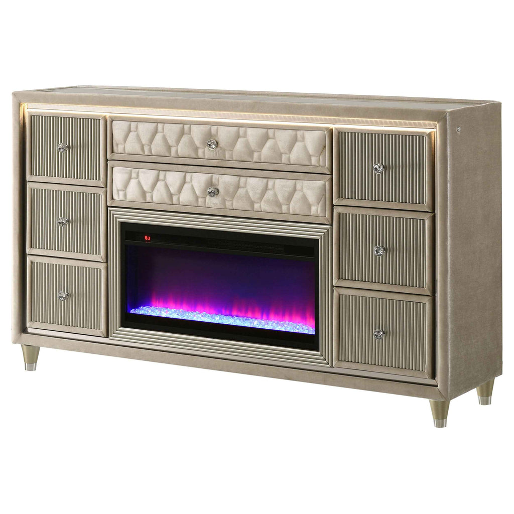 Lorient LED Dresser with Flame Visualizer