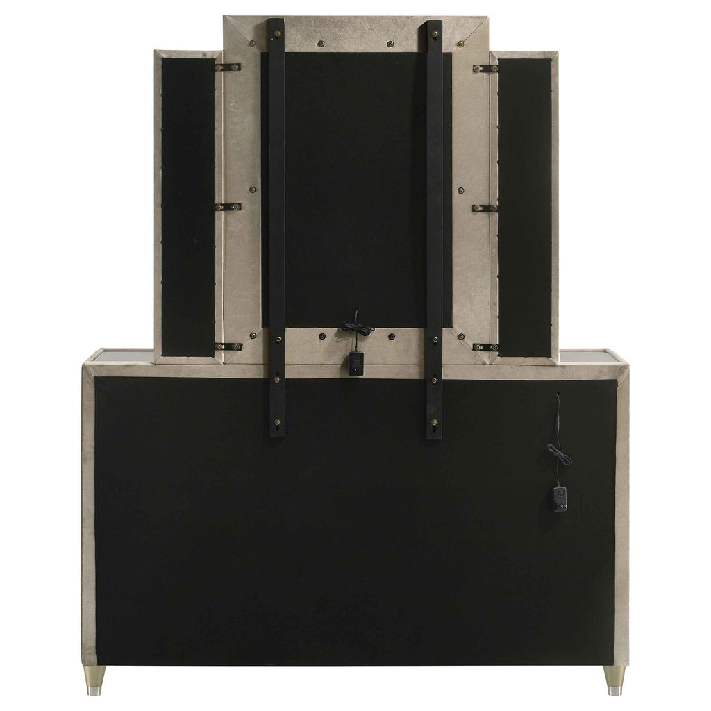 Lorient LED Dresser with LED Mirror