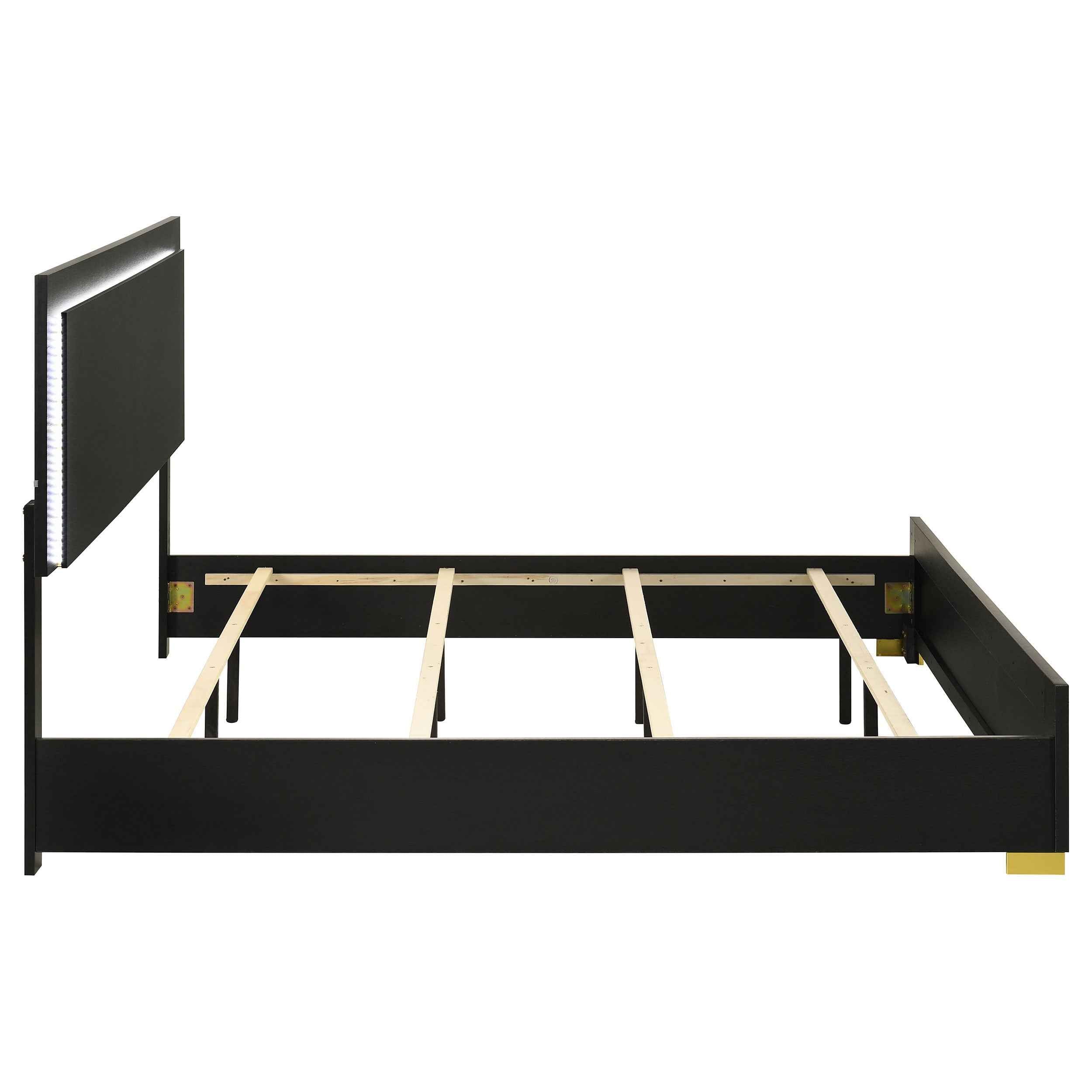 Marceline Panel Bed with LED Lighting