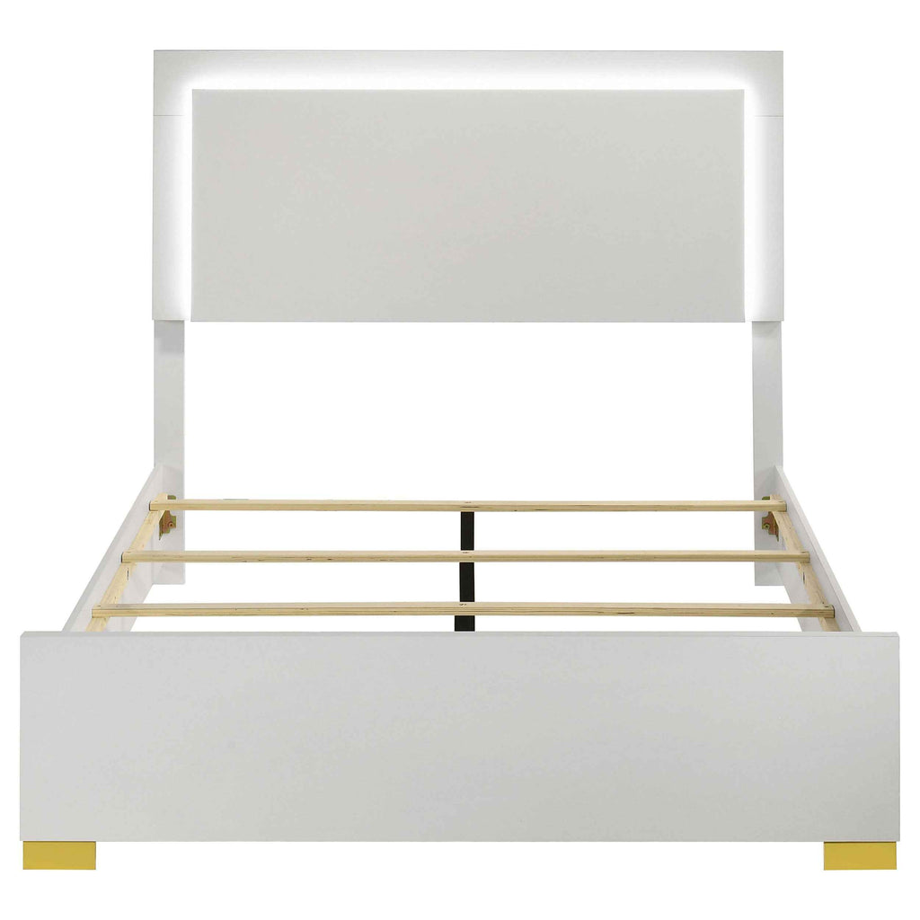 Marceline Panel Bed with LED Lighting