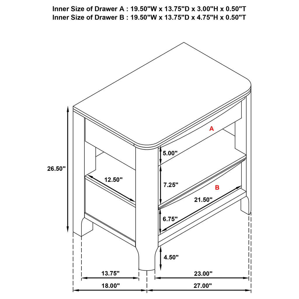 Maderia Nightstand