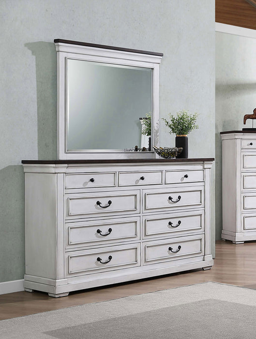 Hillcrest Dresser With Mirror - VIP FURNITURE (NJ)