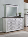 Hillcrest Dresser With Mirror - VIP FURNITURE (NJ)