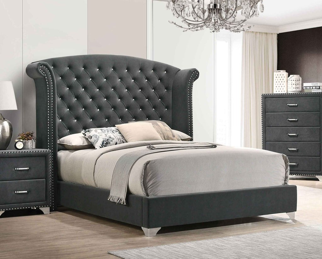 Melody Wingback Bed