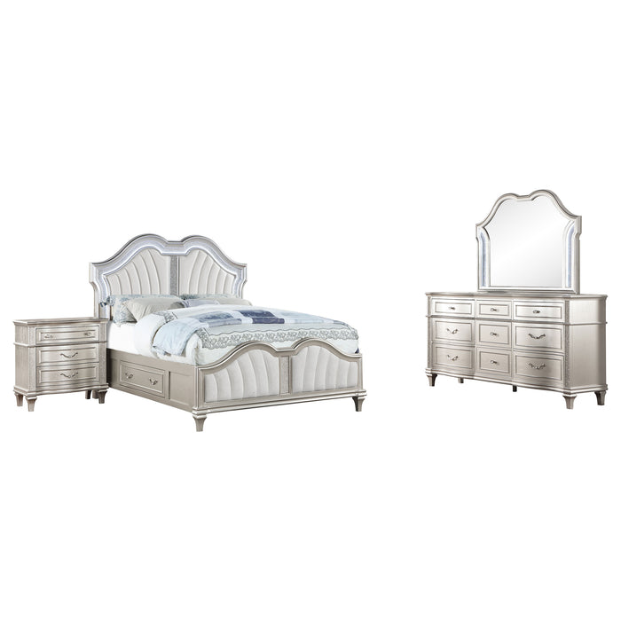 Evangeline 4 Pc Bedroom Set - VIP FURNITURE (NJ)