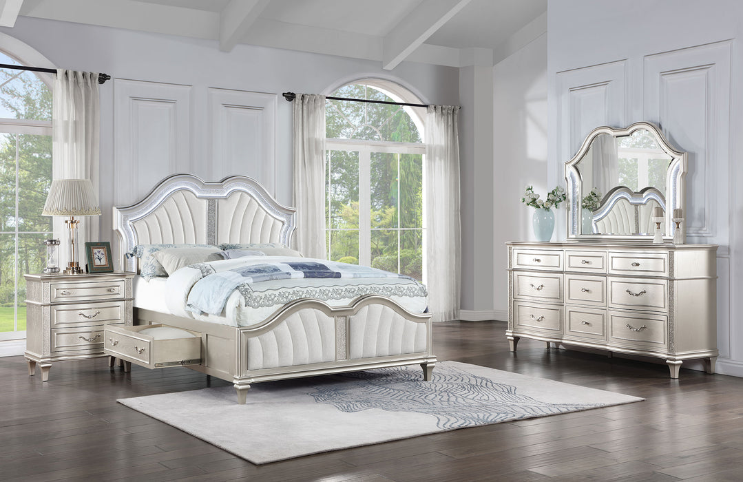 Evangeline 4 Pc Bedroom Set - VIP FURNITURE (NJ)
