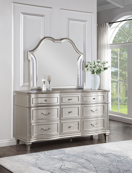 Evangeline Dresser With Mirror - VIP FURNITURE (NJ)